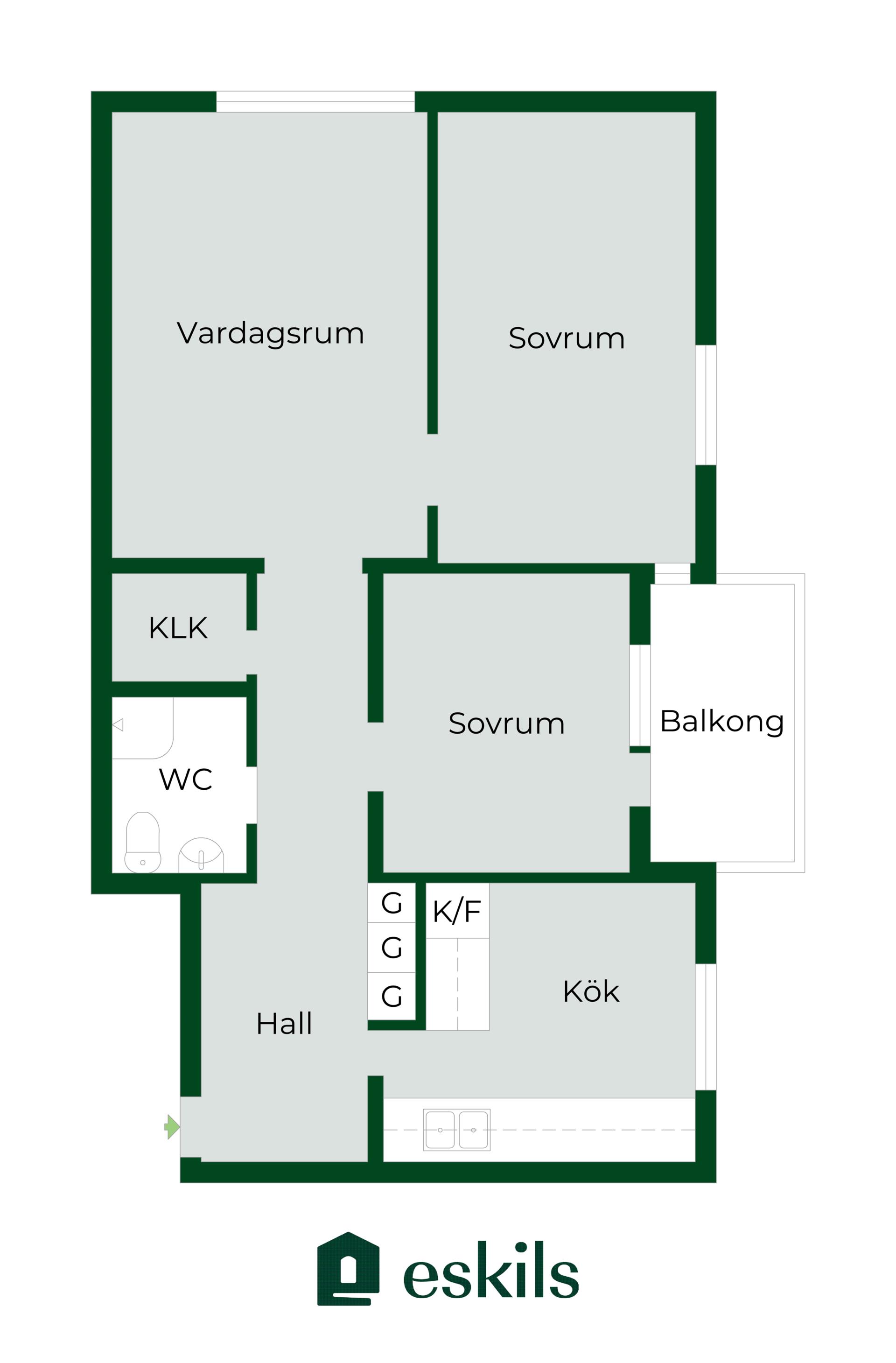 Norr/Centrum, Eskilstuna