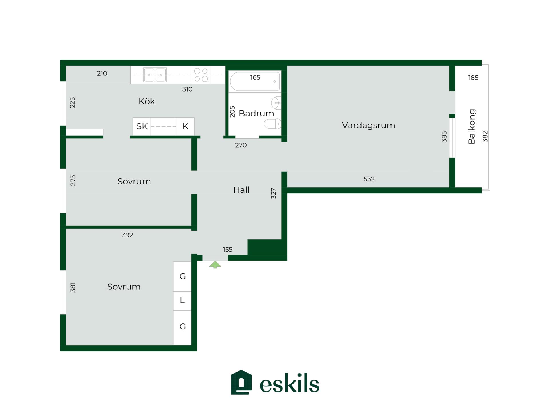 Norr/Centrum, Eskilstuna